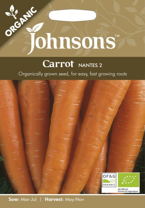 Johnsons Organic Carrot Nantes 2 Product Image