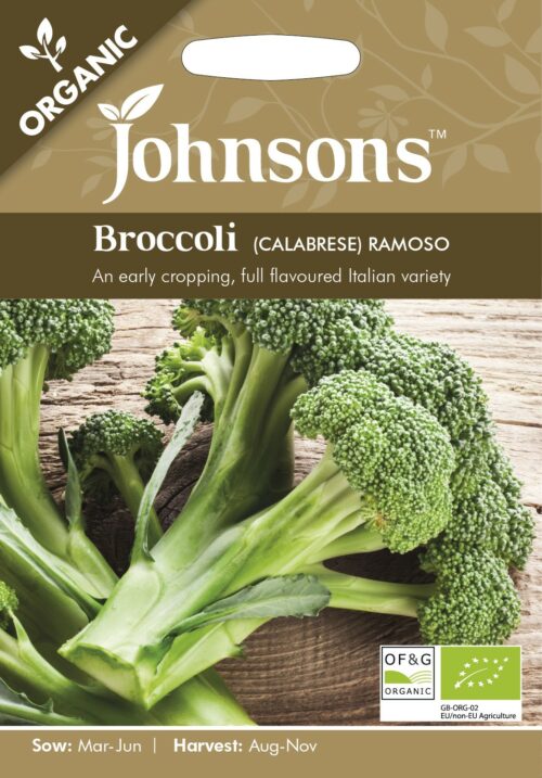 Johnsons Organic (Calabrese) Broccoli Ramosa Product Image