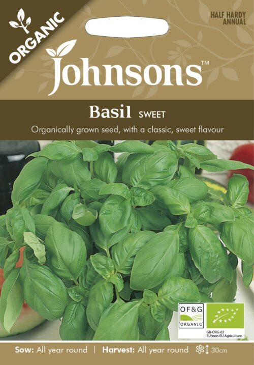 Johnsons Organic Herb Sweet Basil Product Image