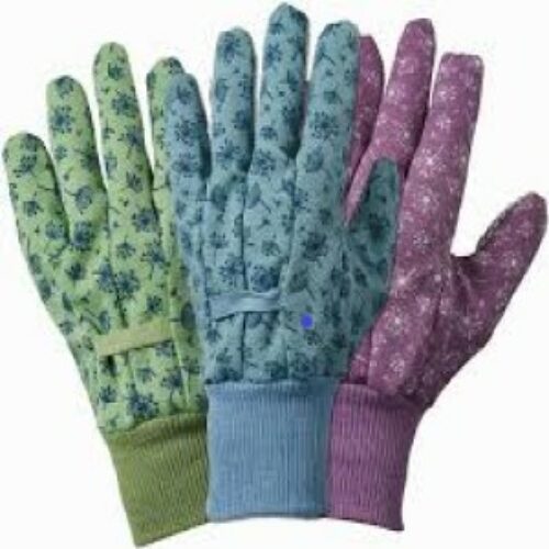 Briers Cotton Grip Patterned Gloves (Medium) Product Image