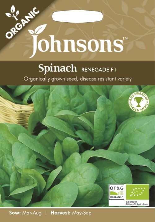 Johnsons Organic Spinach Renegade F1 Product Image