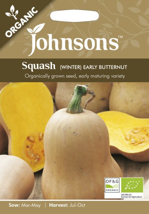 Johnsons Organic Winter Squash Early Butternut Product Image