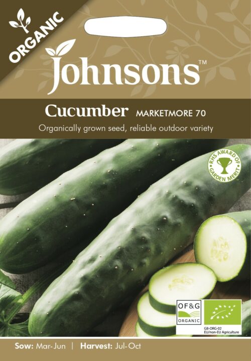 Johnsons Organic Cucumber Marketmore 70 Product Image