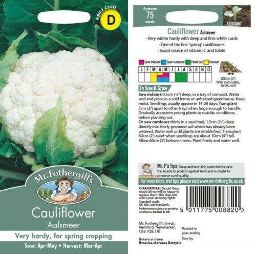 Mr Fothergill’s Cauliflower Aalsmeer Product Image