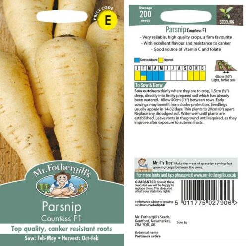 Mr Fothergill’s Parsnip Countess Product Image