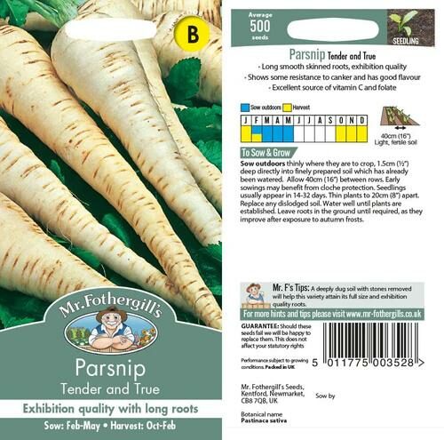 Mr Fothergill’s Parsnip Tender & True Product Image