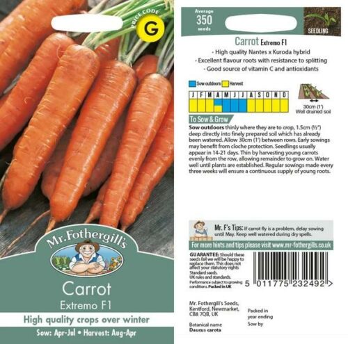 Carrot Extremo F1 Seeds Product Image