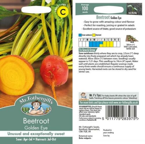 Beetroot Golden Eye Seeds Product Image