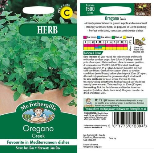Oregano (Greek) Seeds Product Image