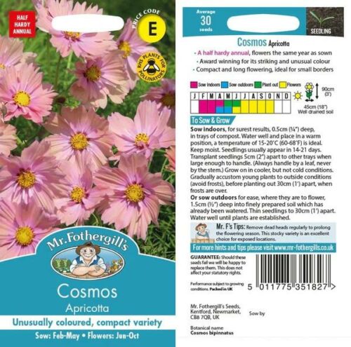 Cosmos Apricotta Flower Seeds Product Image