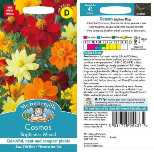 Cosmos Brightness Mixed Seeds Product Image