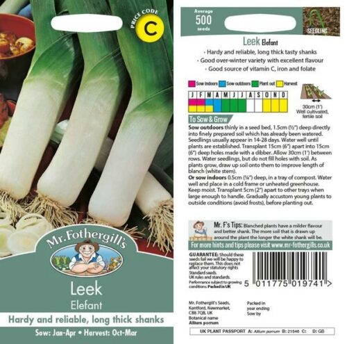 Leek Elefant Seeds Product Image