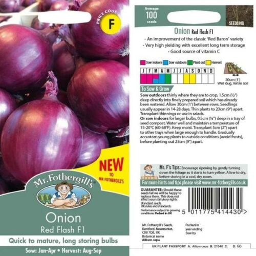 Onion Red Flash F1 Seeds Product Image