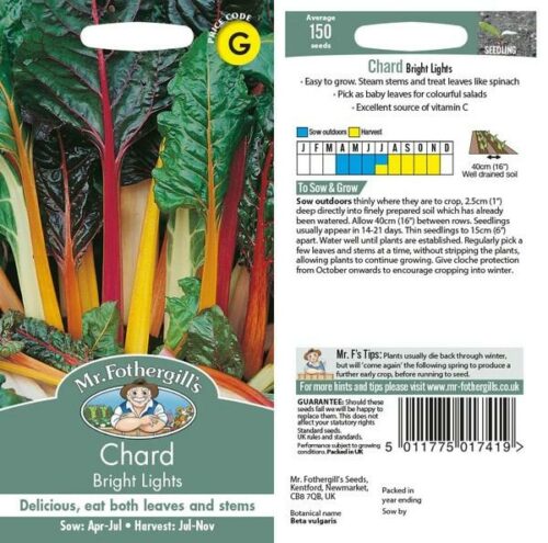 Chard Bright Lights Seeds Product Image