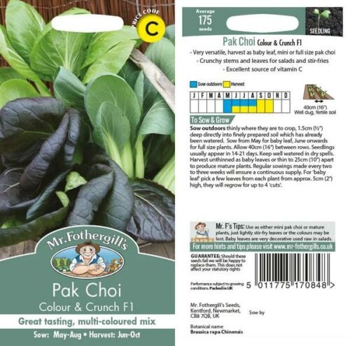 Pak Choi Colour & Crunch F1 Seeds Product Image