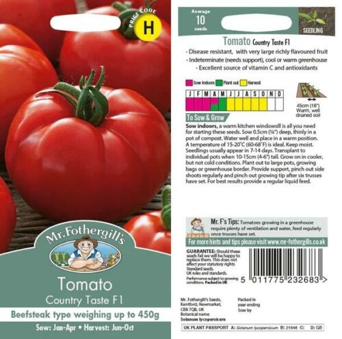 Tomato (Beefsteak) Country Taste F1 Seeds Product Image