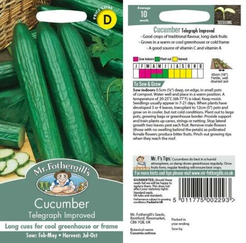 Cucumber Telegraph Improved Seeds Product Image
