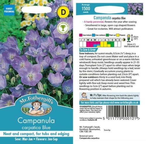 Campanula Blue Seeds Product Image