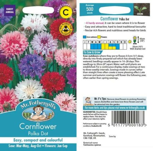 Cornflower Polka Dot Seeds Product Image