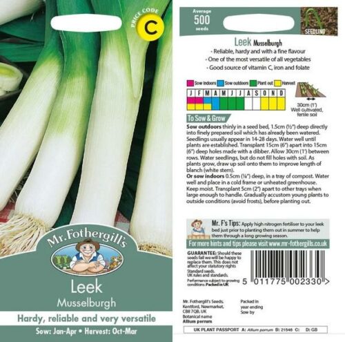 Leek Musselburgh Seeds Product Image