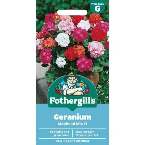 Geranium Mr F’s Mophead Selection Mixed F1 Seeds Product Image