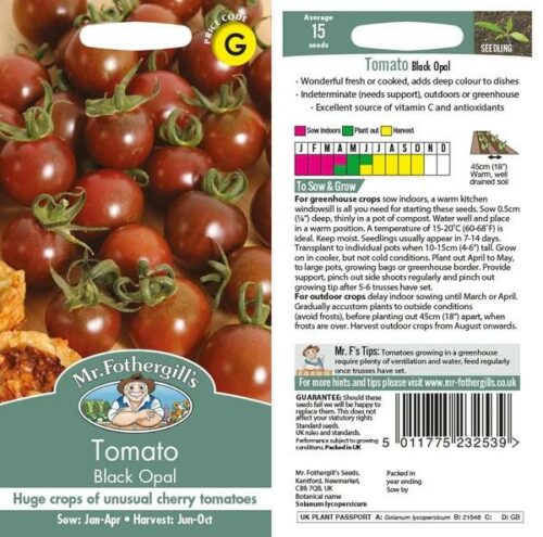 Tomato (Cherry) Black Opal Seeds Product Image