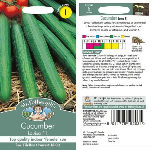 Cucumber Louisa F1 Seeds Product Image