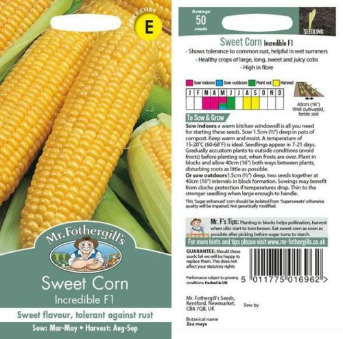 SweetCorn Incredible F1 Seeds Product Image