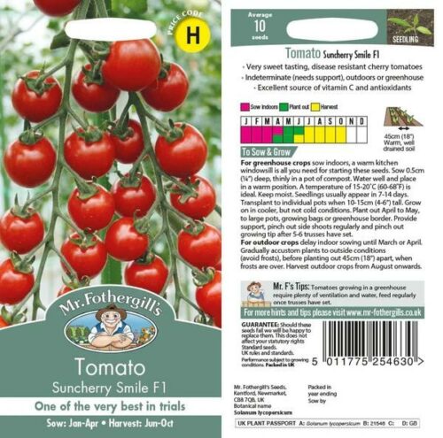Tomato Suncherry Smile F1 Seeds Product Image