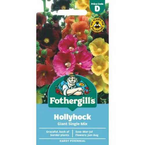 Hollyhock Giant Single Mixed Product Image