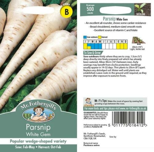 Parsnip White Gem Seeds Product Image