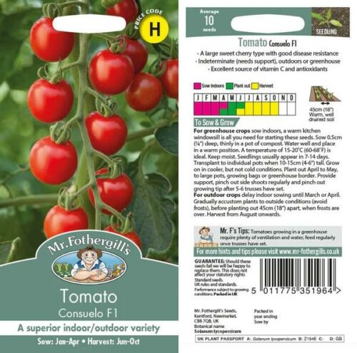 Tomato (Cherry) Consuelo F1 Vegetable Seeds Product Image