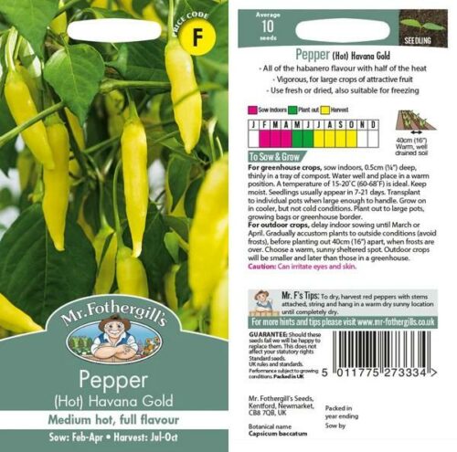 Pepper (Hot) Havana Gold Product Image