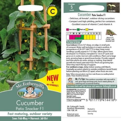 Cucumber Patio Snacker Seeds Product Image