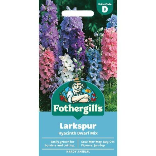 Larkspur Hyacinth Dwarf Mixed Seeds Product Image