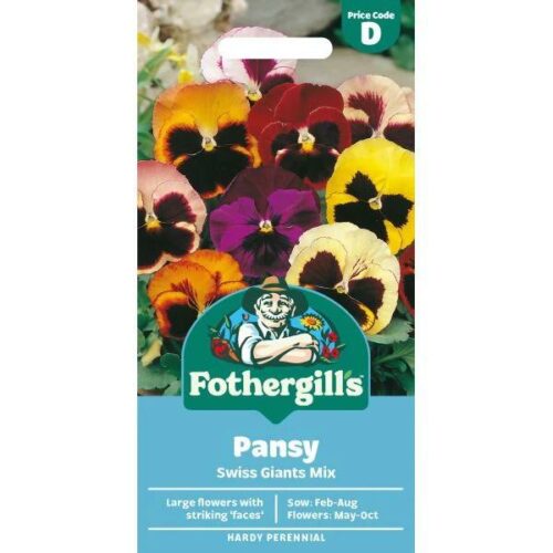 Pansy Swiss Giants Mixed Seeds Product Image